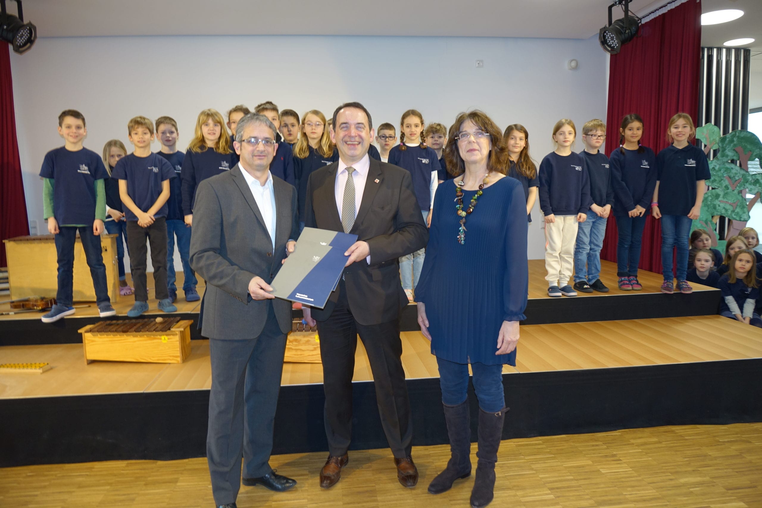 Förderscheinübergabe Herrn Lorz