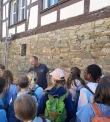 Wanderung des Heimat- und Geschichtsvereins mit Klasse 4